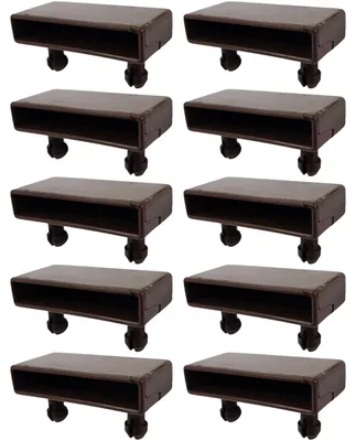 Obrázok produktu pre cyclingcolors 10 kusov držiakov na laty, jednoduchý model, 53 x 8 mm, plast, pre latový rošt, kov