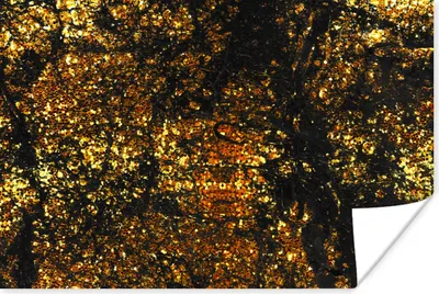 Produktbild von MuchoWow® Poster Marmor - Glitzer - Gold 180x120 cm - Fotoplakat