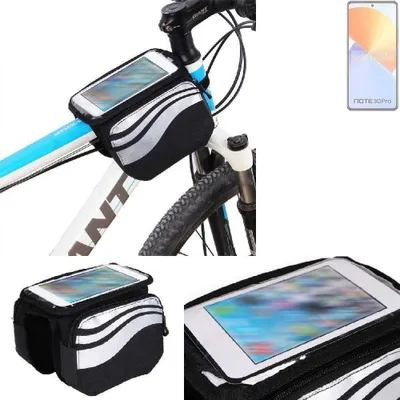 Produktbild von K-S-Trade Rahmentasche Fahrrad-Halterung kompatibel mit Infinix Note 30 Pro Rahmenhalterung Fahrrad Handyhalterung Fahrradtasche Handy Smartphone