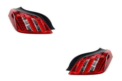 Zdjęcie produktu dla Johns, pasuje do tylnego zestawu świateł LED Peugeot 508 11/10-08/14 Zestaw lewego i prawego światła