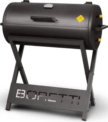 Produktbild von Boretti Barilo 2.0, Grill, Holzkohle, 3 Zone(n), Fass, Gitter, Anthrazit