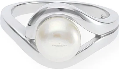 Produktbild von JuwelmaLux Perlen Ring Silber 925 mit Süßwasser Zuchtperle JL10-07-0591 56