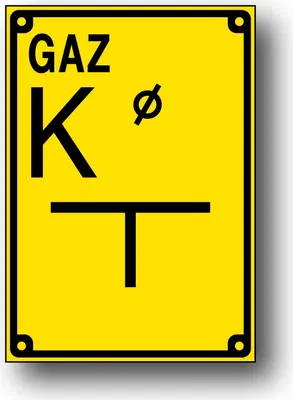 Produktbild von TODG-7 K PVC-Schild Orientierungsschild Hahn