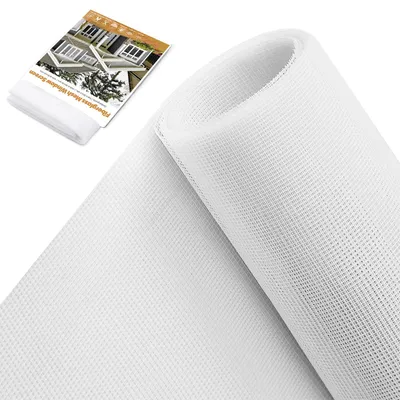 Imagen del producto de Mosquitera de fibra de vidrio, 150 x 300 cm, malla anti-mosquitos para ventanas y puertas, color blanco