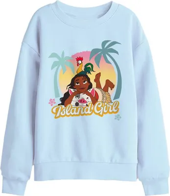 Produktbild von Moana - "Island Girl" Sweatshirt für Kinder TV30079 (152-158) (Hellblau)