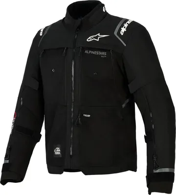 Image de Veste de moto textile imperméable Alpinestars Cusco Drystar, noire, 3XL