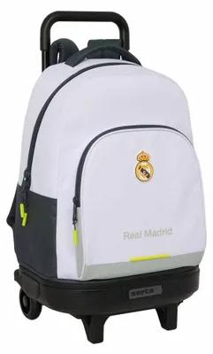 Produktbild von Safta Real Madrid 25/26 Rucksack Mit Rollen 45 Cm Weiß Weiß One Size