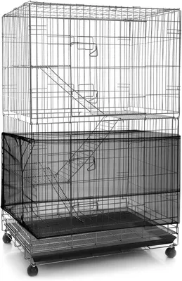 Imagen del producto de Cubierta de malla para jaula de pájaros, malla transpirable, 300x37 cm, ajustable, para loros y periquitos