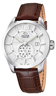 Obrázek produktu pro Jaguar Pánské analogové hodinky ACM J663/1 Elegantní kožené náramkové hodinky hnědé UJ663/1