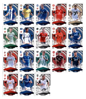 Obrázek produktu pro Topps Match Attax Bundesliga – 2024/25 – Všech 18 karet „Matchwinner“ z 2. Bundesligy