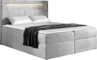 Produktbild von MIRJAN24 Boxspringbett Aspen, Ehebett mit zwei Bettkästen für die Bettwäsche, Doppelbett (Farbe: Magic Velvet 2239, Größe: 140 x 200 cm)
