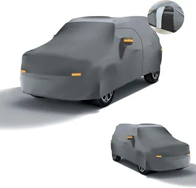 Immagine prodotto di Copertura per SUV - Resistente alle intemperie - Protezione da sporco, raggi UV e agenti atmosferici - Con elementi riflettenti e cerniera