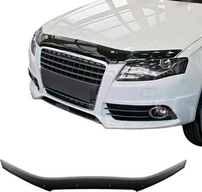 Obrázek produktu pro Deflektor kapoty pro Audi A4 B8 2007-2016 černý akryl