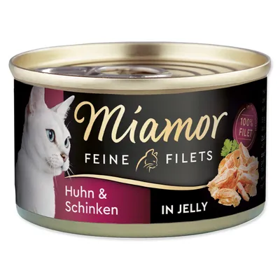 Zdjęcie produktu dla Miamor 74044, Dorosły, Każda rasa, Kurczak, Szynka, 100 g