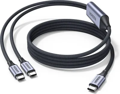 Image de Ugreen 2-In-1 Usb-C To Usb-C Cable 140W, 2M