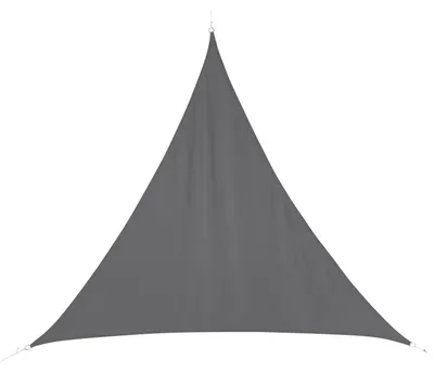 Produktbild von Hesperide Schattentuch Curacao - dreieckig - grau - 3x3m