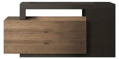 Image de CALICOSY - Buffet 1 porte et 3 tiroirs  L160 cm - JOURNEY