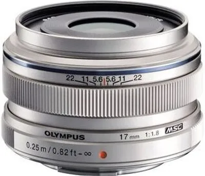 Produktbild von Olympus Objektiv 17mm f1,8 M.Zuiko silber