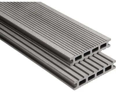 Produktbild von Konsta WPC Terrassendiele Futura graubraun gebürstet 3500 x 145 x 26 mm