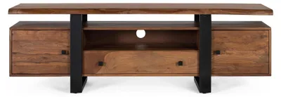 Immagine prodotto di Mobile TV, effetto palissandro e metallo, 55 cm x 170 cm x 45 cm Giner y Colomer