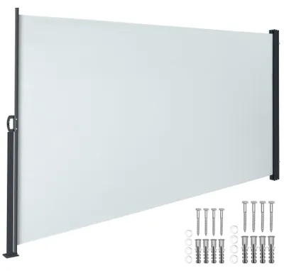 Obrázek produktu pro tectake® boční markýza 160 x 300 cm, výsuvná, s navíjecím mechanismem