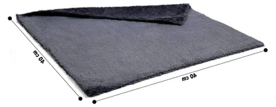 Produktbild von Premium Poliertücher 5er Set aus ultraweichen Mikrofasern, grau, 40 x 40 cm, 400 GSM