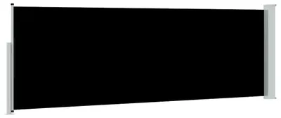 Produktbild von vidaXL Ausziehbare Seitenmarkise 100×300 cm Schwarz
