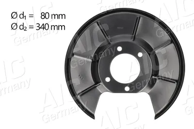 Produktbild von AIC Spritzblech Bremsscheibe für FORD MONDEO IV Turnier (BA7) Hinten Rechts 56325 Ankerblech