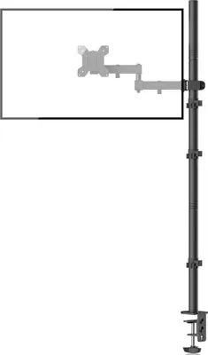 Immagine prodotto di Supporto per monitor asta da 120 cm completamente regolabile per schermo da 10 kg 13-32 pollici VESA 75/100
