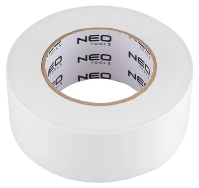 Image de NEO TOOLS Ruban adhésif double face 50 mm x 50 m XXL : ruban de pose professionnel pour moquettes et revêtements de sol, ruban de montage ultra-adhésif pour plinthes et bricolage