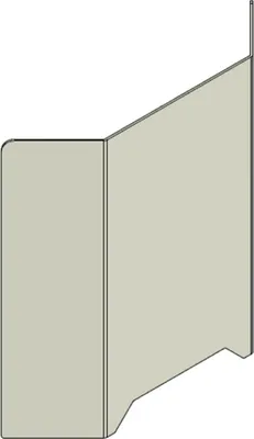 Produktbild von Casa Padrino Kunststoff   Trennscheibe mit Durchreiche Transparent 90 x H. 70 cm - Schreibtisch Empfangstheken Theken Spuckschutz Corona Sicherheitsscheibe