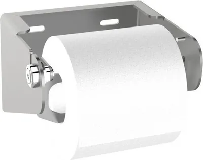 WC-Rollenhalter zur Aufputzmontage aus Edelstahl