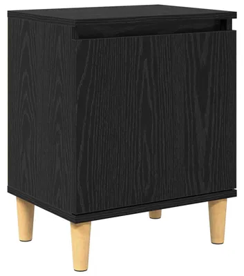 Produktbild von Nachttisch Schwarz Eichen-Optik 40 x 30 x 50 cm Holzwerkstoff