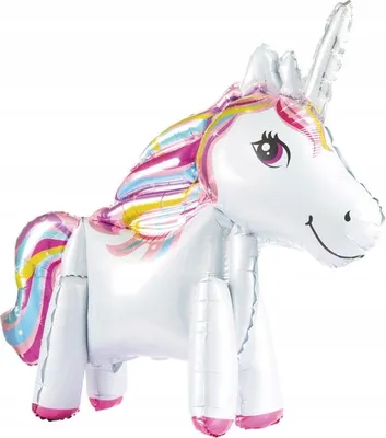 Produktbild von 3D Einhorn Folienballon Geburtstagsparty 60x68cm