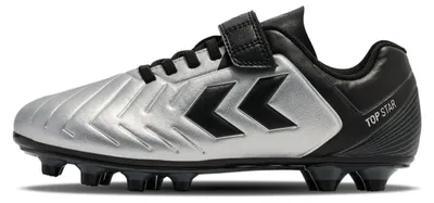 Zdjęcie produktu dla Buty piłkarskie Hummel Top Star FG 2.0 VC JR, czarno-srebrne, 234857-2250, rozmiar: 34 EU