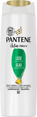 Immagine prodotto di Pantene - Shampoo - Lisci e setosi - Nutre e rinforza - Per capelli crespi - 225 ml - 1 pezzo