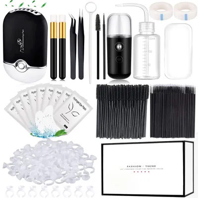 Immagine prodotto di Kit di accessori per l'applicazione di extension per ciglia, con diversi strumenti