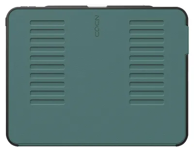 Productafbeelding van Zugu case Hoesje iPad Pro 13" (M4-M5) – Verstelbare Magnetische Standaard – Veilige Magnetische Houder – Robuuste Bumper en Stevige TPU + PC Behuizing - Groen