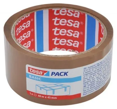 Image de Tesa Basic Ruban adhésif d'emballage brun 40 m x 45 mm