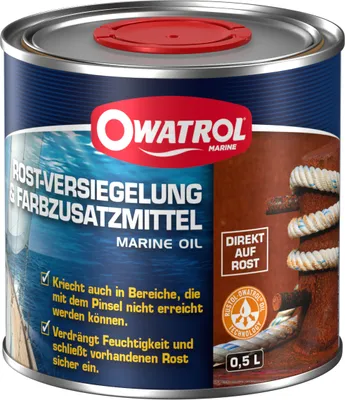 Produktbild von Owatrol Marine Oil 0,5 Liter - Farbloser durchdringender Rostentferner