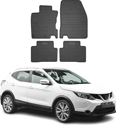 Produktbild von 2014-2021 Nissan Qashqai J11 Fußmatten Gummi Schwarz 4 tlg