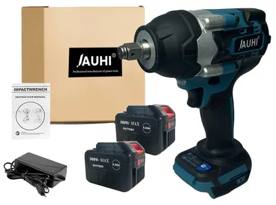 Produktbild von Akku-Schlagschrauber, 1800 NM Drehmoment, bürstenloser Motor, 2 Batterien Set-588Vf