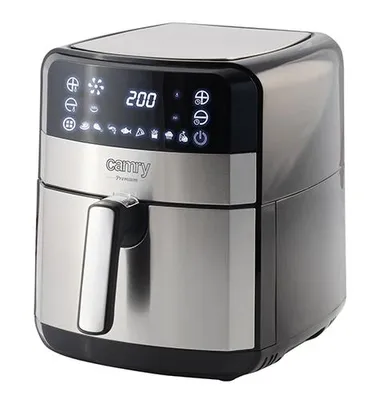 Produktbild von JUNG CAMRY CR6311 Airfryer Heißluftfritteuse XXL 5L, Fritteuse 60 min. Timer, 9 Programme, LED Display Touchscreen, 2500W, Friteuse, Heissluftfriteuse