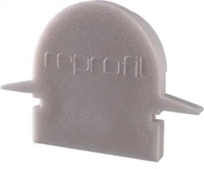Produktbild von Deko-Light Profil Endkappe - Endkappe R-ET-01-08, Set 2 Stk, Kappe, Grau, Kunststoff, Deko-Light, 23 mm, 6 mm