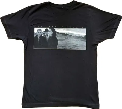 Produktbild von U2 - "Joshua Tree Photo" T-Shirt für Herren/Damen Uni RO4947 (XL) (Schwarz)