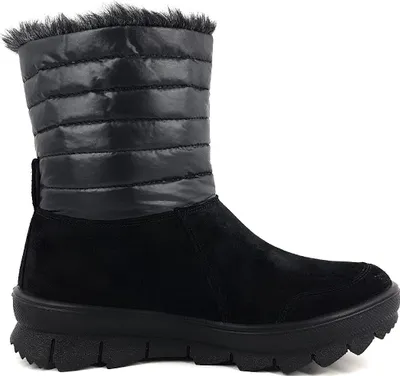 Immagine prodotto di Stivali da donna leggeri, foderati, ideali per l'inverno, colore nero, adatti al tempo libero