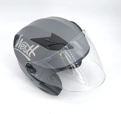 Image de Westt Casque moto Visière Pare-soleil Hommes Femmes Casque scooter Casque chopper Open Face Casque Ece Dot --