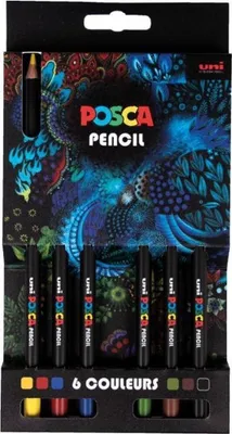 Produktbild von Posca - Kleurpotlood posca 6st assorti
