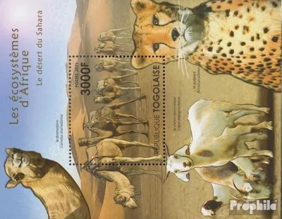 Produktbild von Briefmarken Togo 2011 Mi Block636 (kompl.Ausg.) postfrisch Afrikanische Ökosysteme