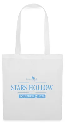 Produktbild von Spreadshirt Gilmore Girls Motiv Stars Hollow Founded 1779 Stoffbeutel, One size, Weiß